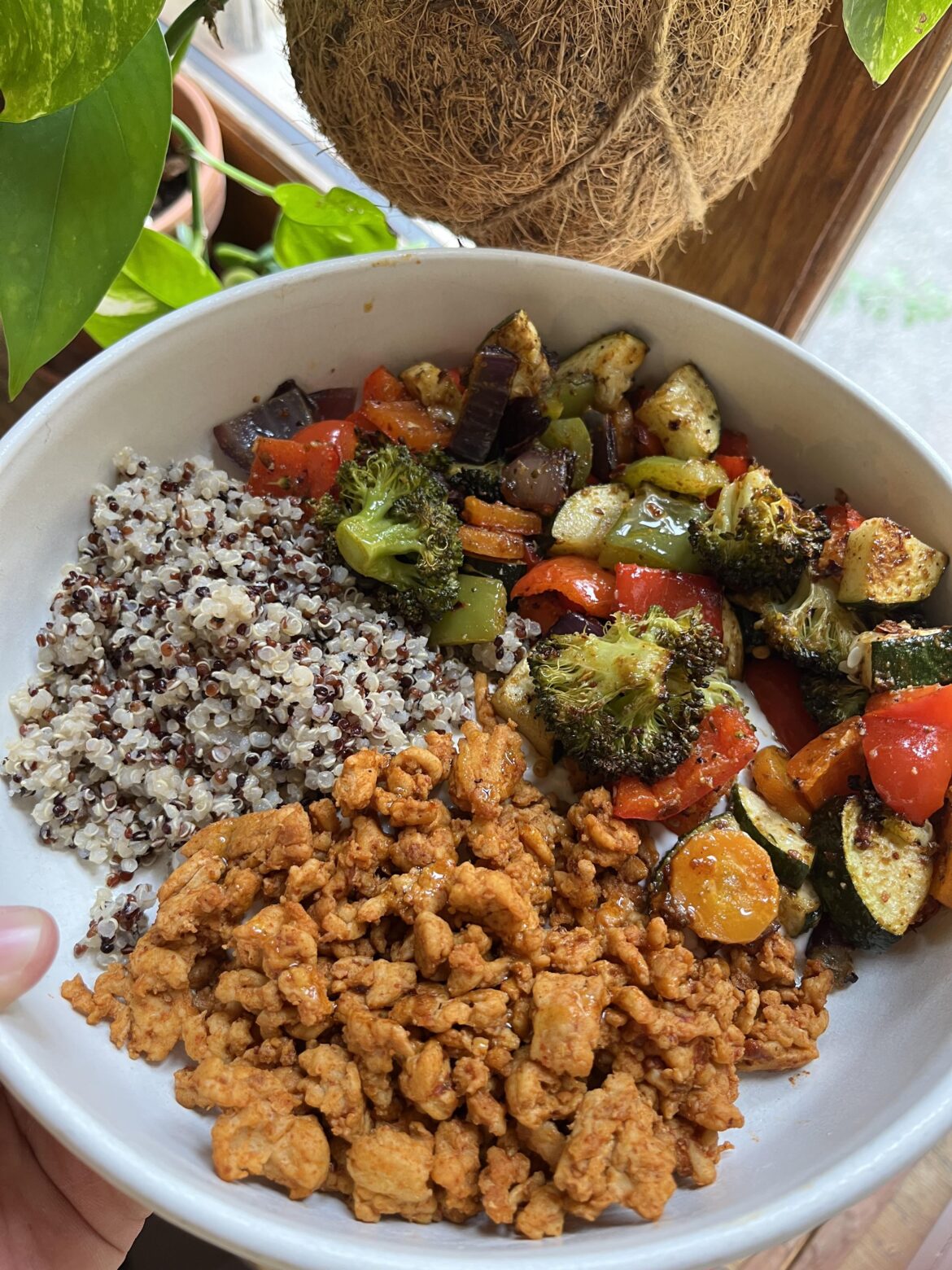 Back in the game with this rainbow plate ❤️