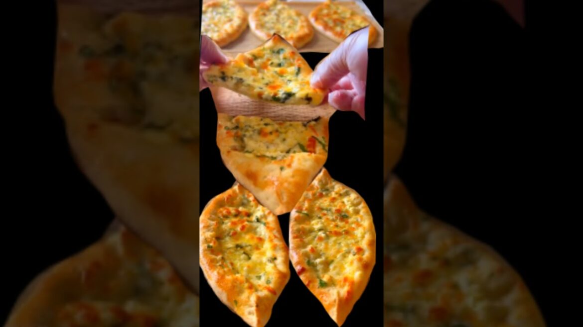 CHEESE PIDE Recipe, This might be better than pizza. PIZZA PERFECTION - Turkish Pide.