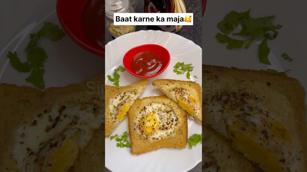 Breakfast Egg Sandwich Hack Recipe!! #food #youtubeshorts #recipe #shorts