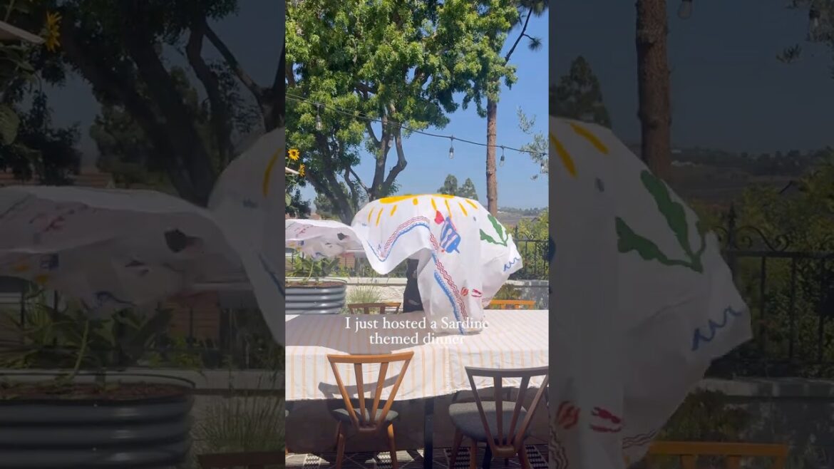 Everything I made for My Sardine Themed Dinner Party