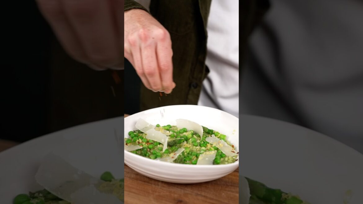 Pea and Mint Risotto