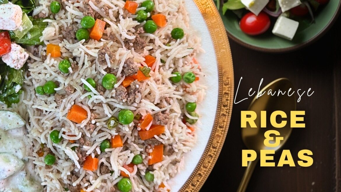 Easy Authentic Lebanese Rice  Dish | Rice with Chicken & Veggies | One Pot Comfort Food