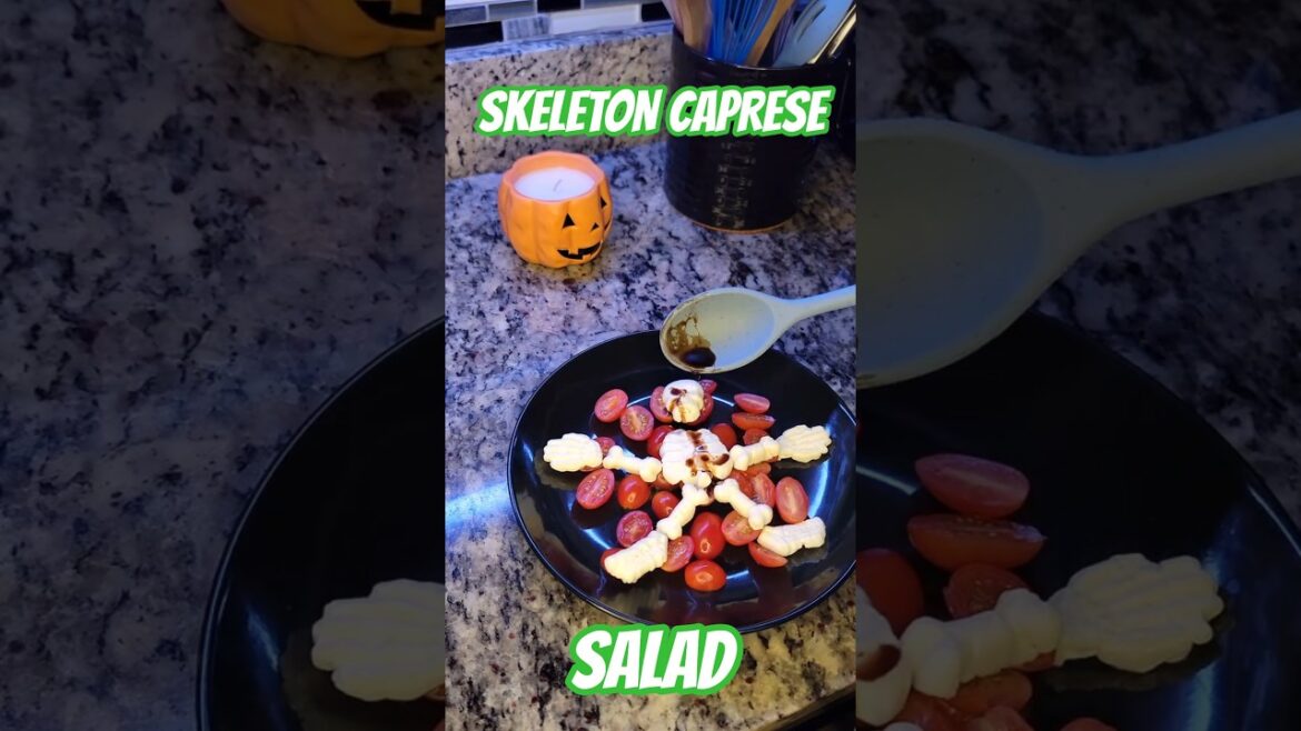 Skeleton Caprese Salad