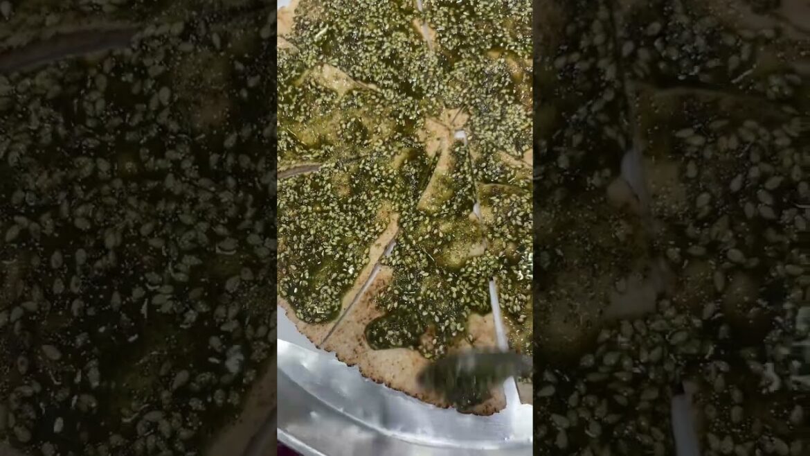 Pita bread with Za'atar #recipe