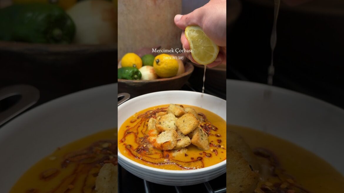 Mercimek Çorbası (Turkish Lentil Soup) #short