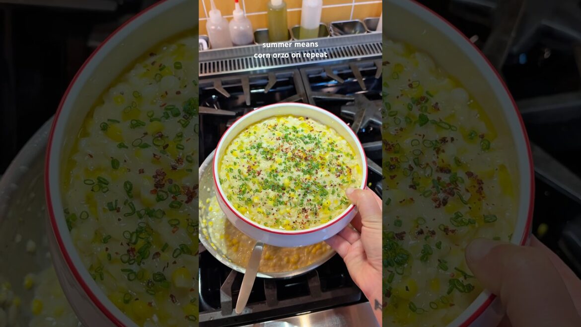 corn orzo all summer!