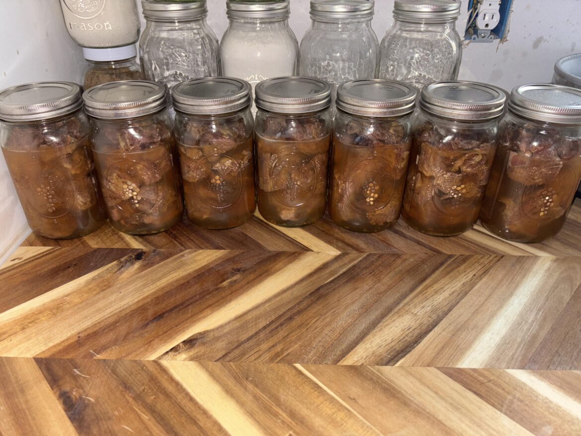First time canning.. water levels dropped a little after the jars sat for about 12 hours