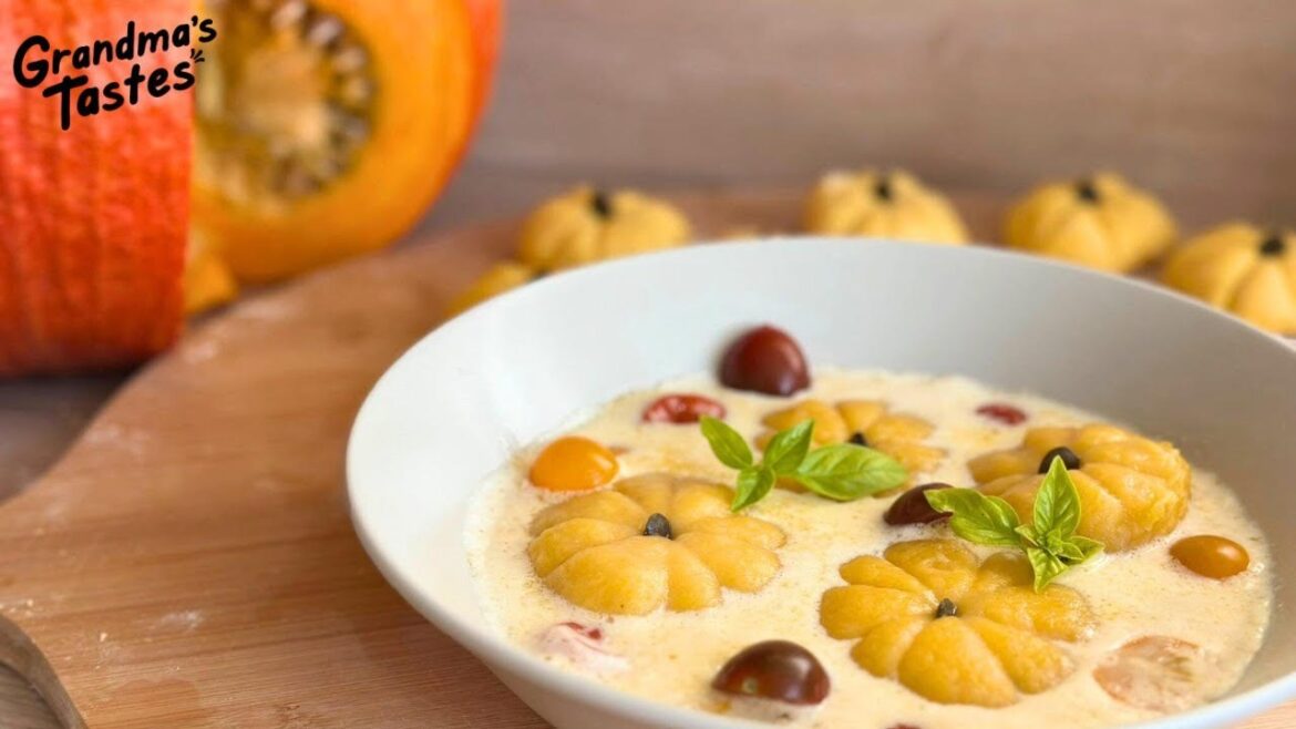 The Cutest Pumpkin Gnocchis You’ve Ever Seen! | GRANDMA’S TASTES The Cutest Pumpkin Gnocchis You’ve Ever Seen! | GRANDMA'S TASTES