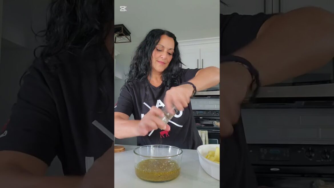 Oven Roasted Greek Potatoes #Potatoes #easyrecipe #Roasted #Greek #foodie #fypシ #recipe