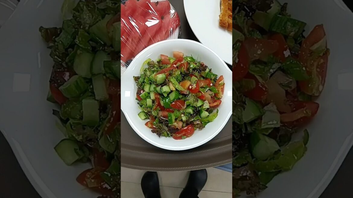 Greek salad #shortvideo #food #shortsfeed #chef