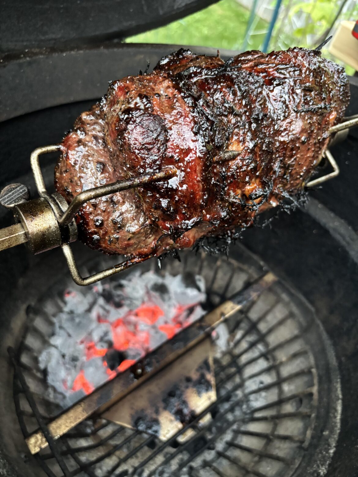 Rotisserie Boneless Leg of Lamb for Canadian Thanksgiving