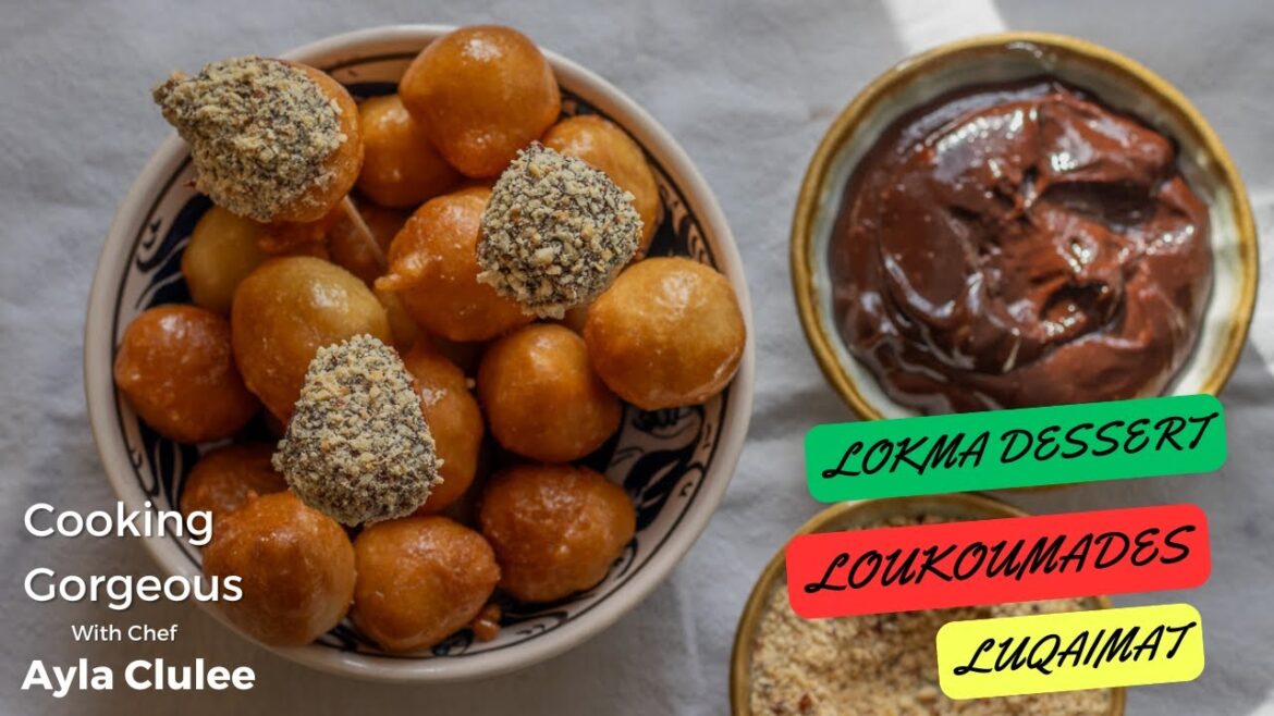 How to Make Homemade Lokma or Loukoumades - Crunchy Sweet Fried Dough Dessert
