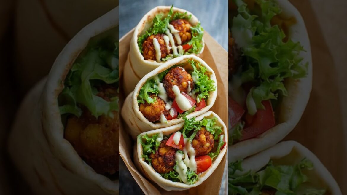 Lebanese Falafel Wraps