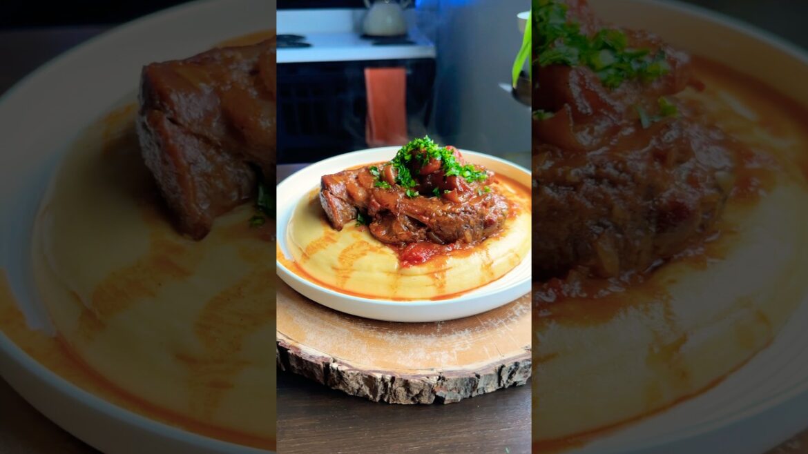 #ossobuco #italiancuisine #polenta #receitas #recipe