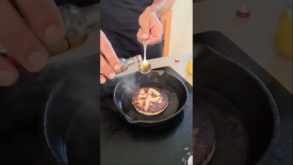 Preparing Greek Saganaki at home. #food