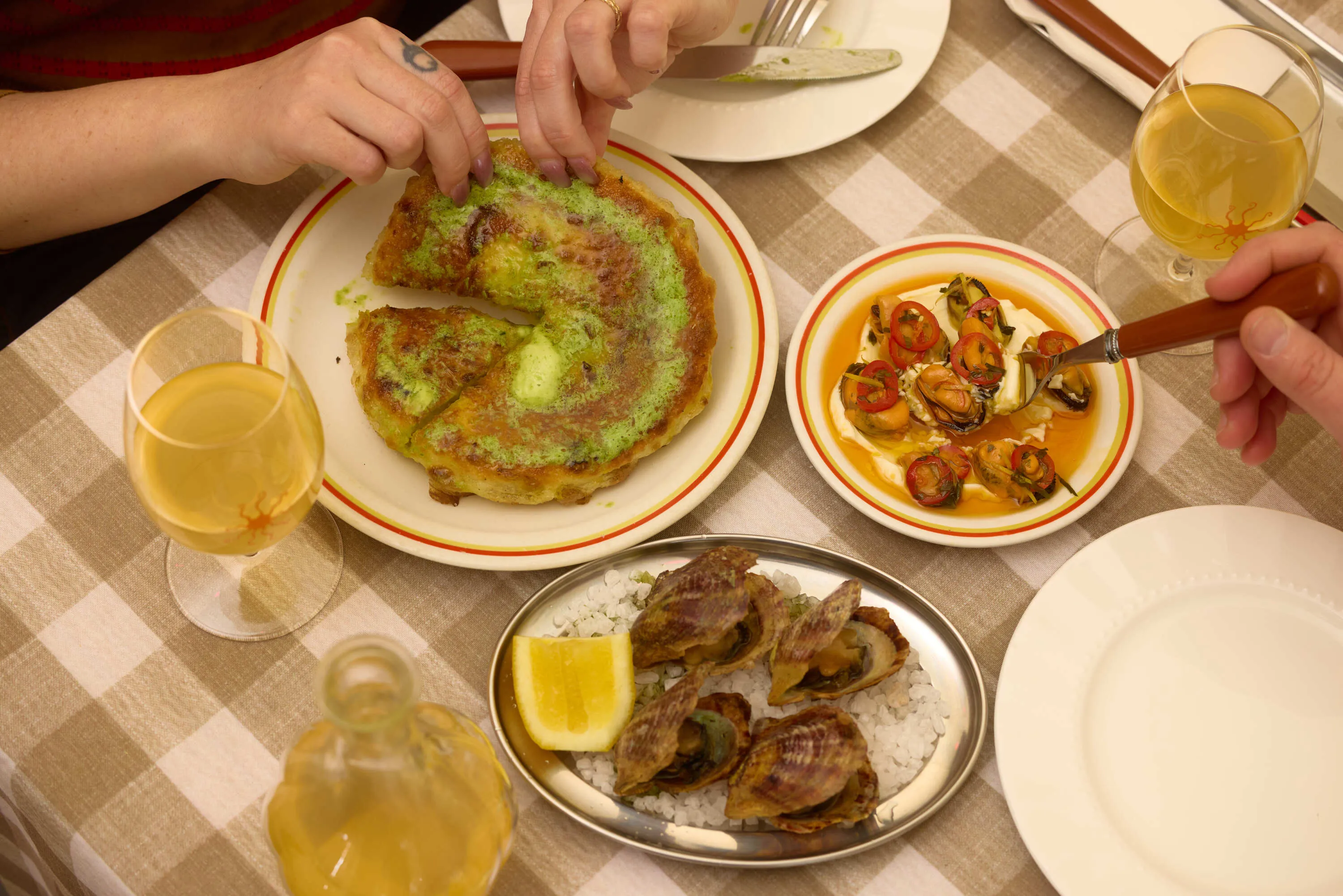 Food at Melitta Next Door.