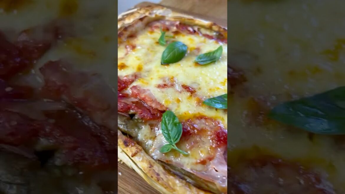 Rustico veloce con melanzane grigliate #ilcaldosaporedelsud