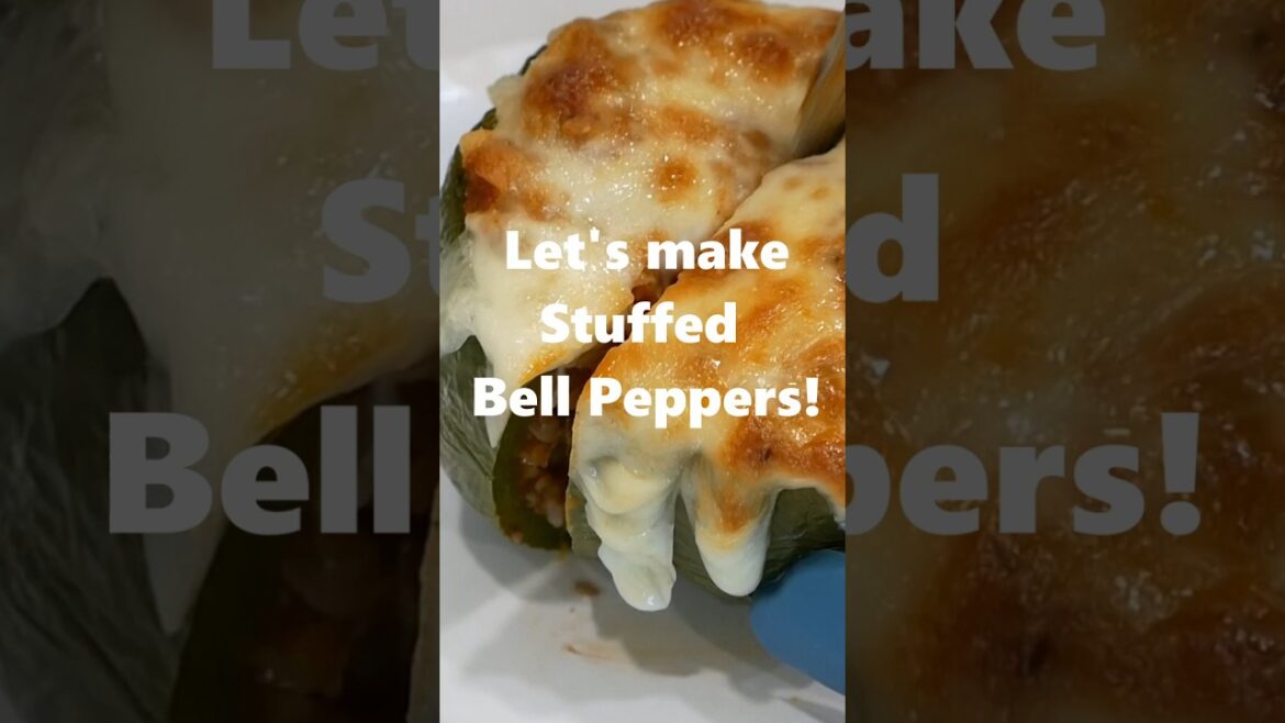 If you haven't tried Stuffed Bell Peppers you are missing out #recipe #cooking #food