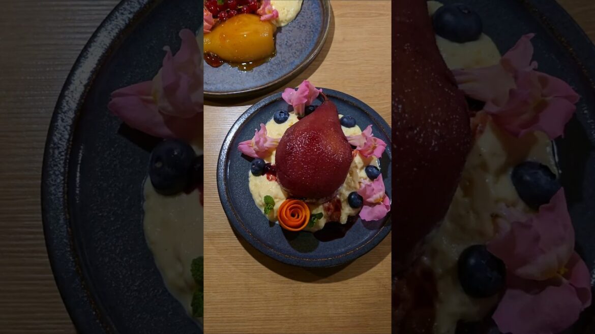 Wine-poached pears  #recipe  #food #dessert #delicious #foodie