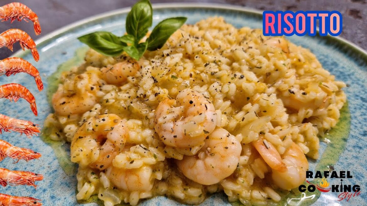 DELICIOUS RISOTTO WITH SHRIMPS & TOMATO CONFIT DELICIOUS RISOTTO WITH SHRIMPS & TOMATO CONFIT