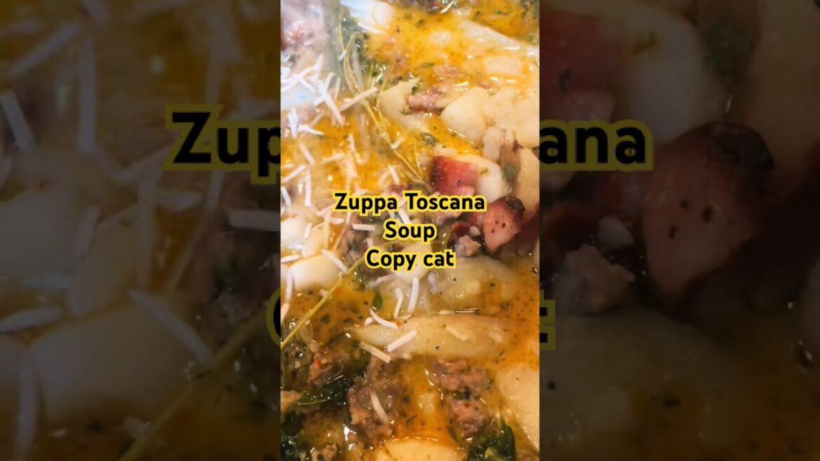 Copy cat recipe Olive Garden zuppa  soup