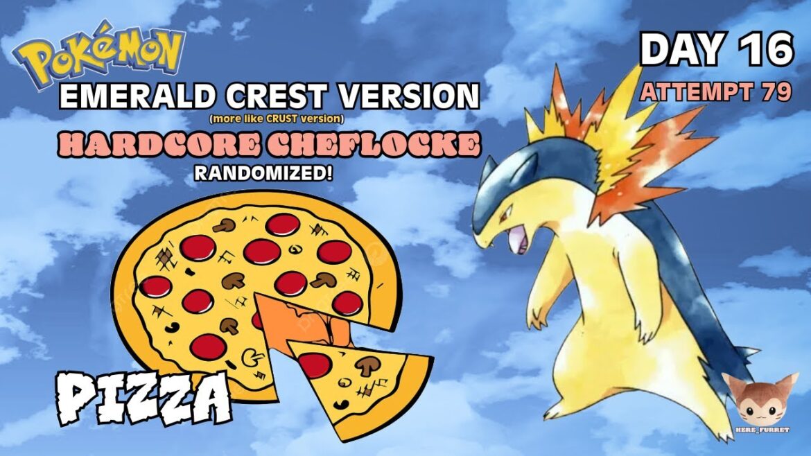 DAY 17 |  Hardcore Nuzlocke Pokémon Emerald Crest! -PizzaChefLocke(Attempt 79:Brawly Battle)