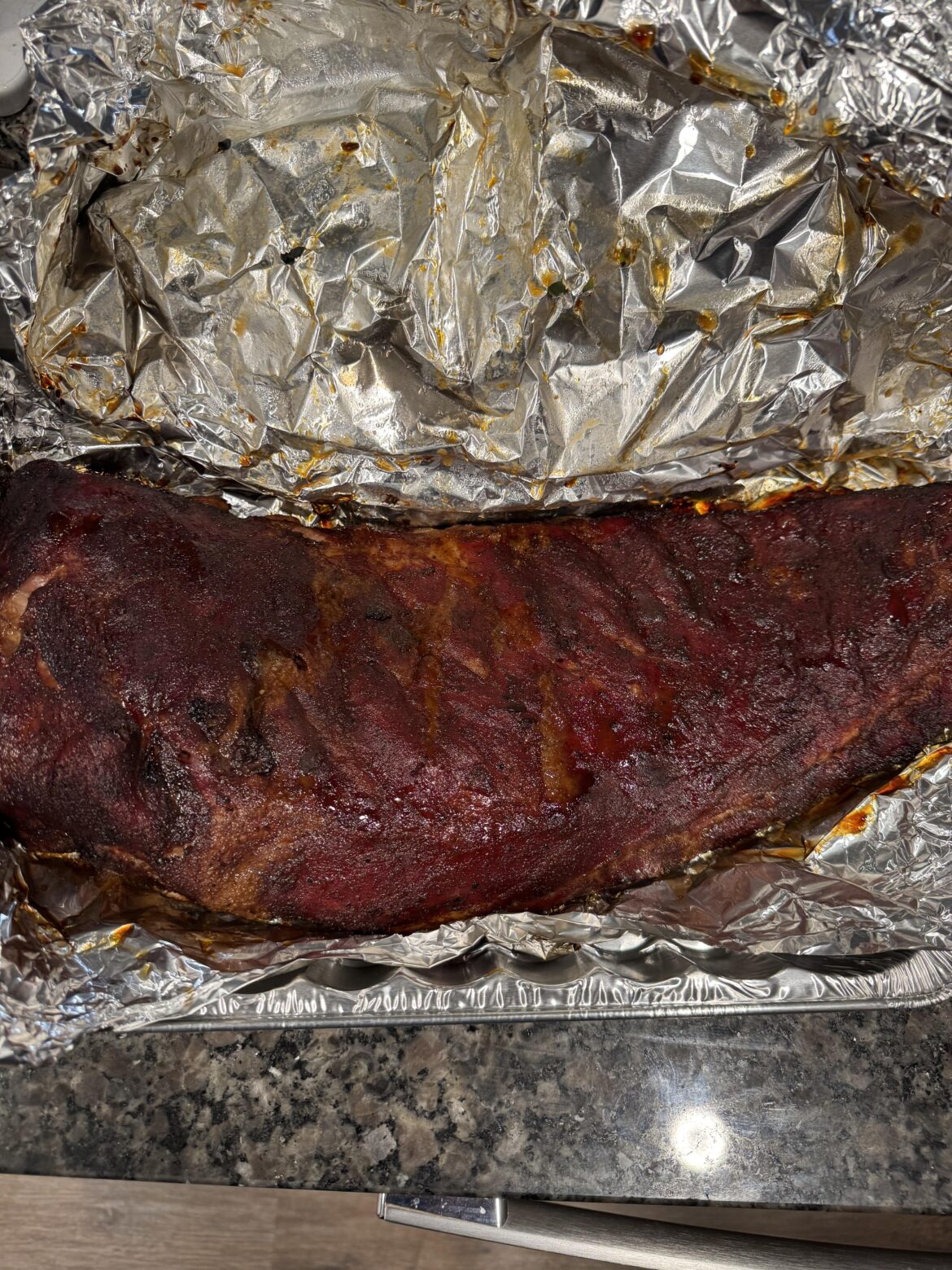 First time ever cooking spareribs, and first time doing any ribs on my new pellet smoker. First time ever cooking spareribs, and first time doing any ribs on my new pellet smoker.
