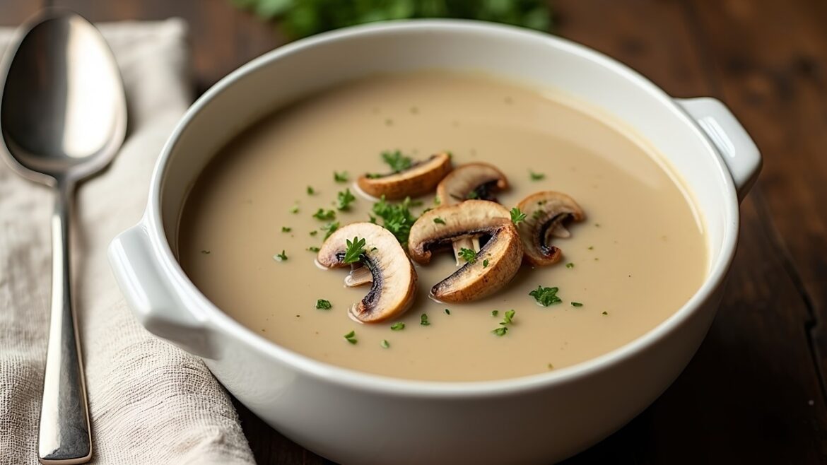 This creamy mushroom soup is like medicine for my stomach❗ Simple and delicious❗