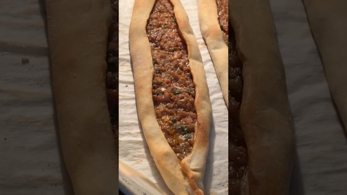 Crispy, Juicy, and So Addictive — Ground Beef Flatbread (Kıymalı Pide) Recipe You Must Try!