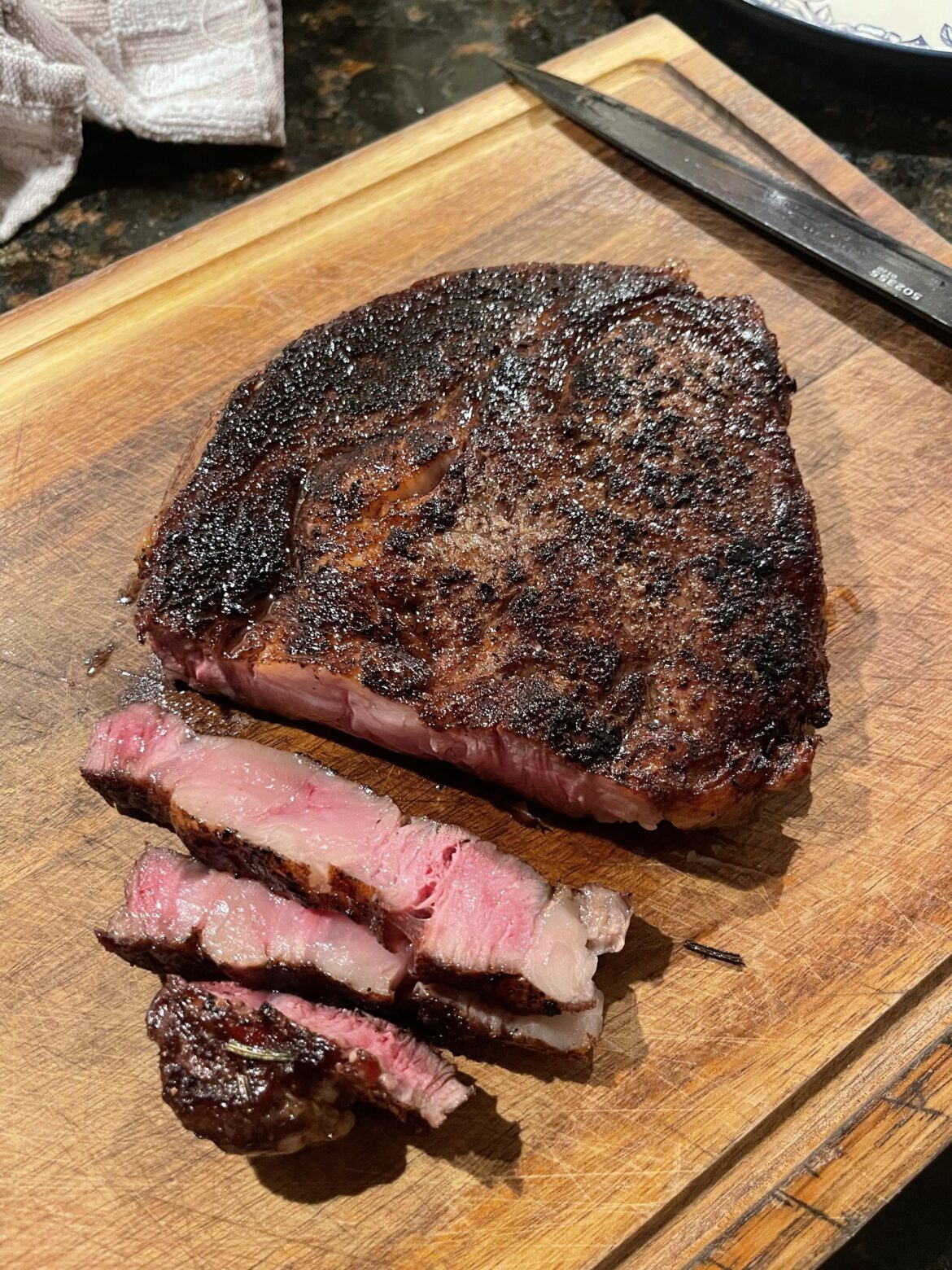 Reverse Sear Waygu Ribeye