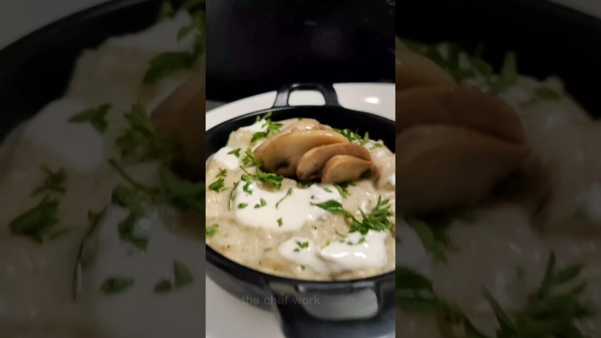 Mushroom Risotto #food #italianfood #risotto #easyrecipe