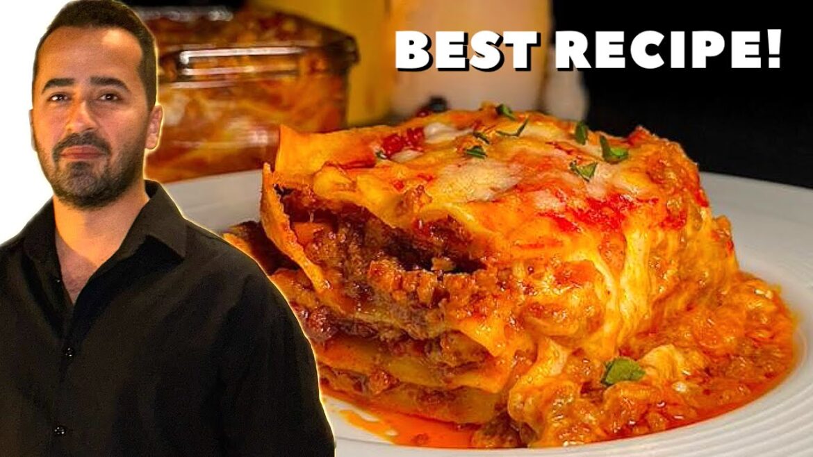 AUTHENTIC ITALIAN LASAGNA RECIPE| ASMR No Talking Cooking |آموزش لازانیا رستورانی #لازانیا AUTHENTIC ITALIAN LASAGNA RECIPE| ASMR No Talking Cooking |آموزش لازانیا رستورانی #لازانیا