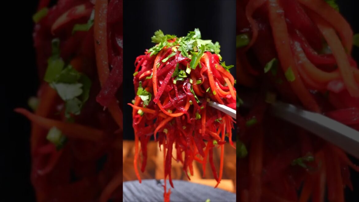 I can't stop eating this salad! Beetroot, carrot and apple. How to lose weight by 3 kg in a week