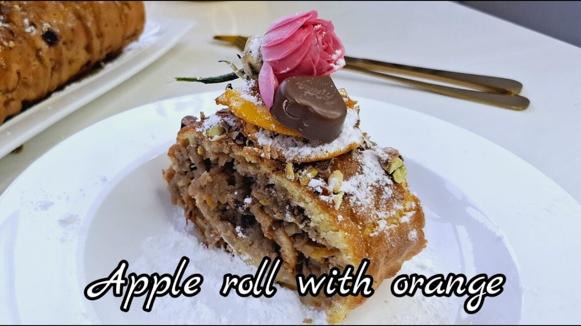 "Ultimate Apple Roll with Nuts & Orange Zest | Easy Strudel Recipe"