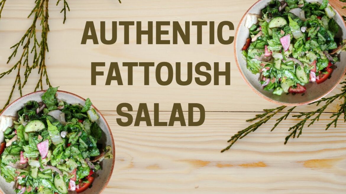 How to Make Fattoush Salad at Home | Healthy Middle Eastern Recipe How to Make Fattoush Salad at Home | Healthy Middle Eastern Recipe