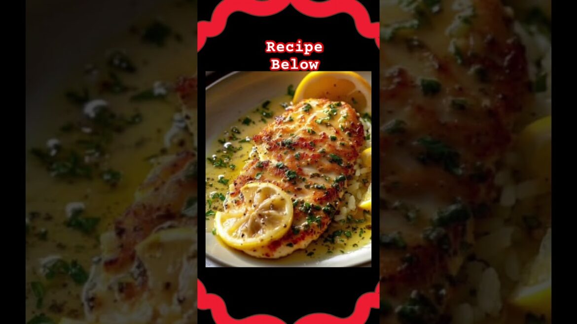 Classic Chicken Piccata with Zesty Lemon Caper Sauce Recipe.