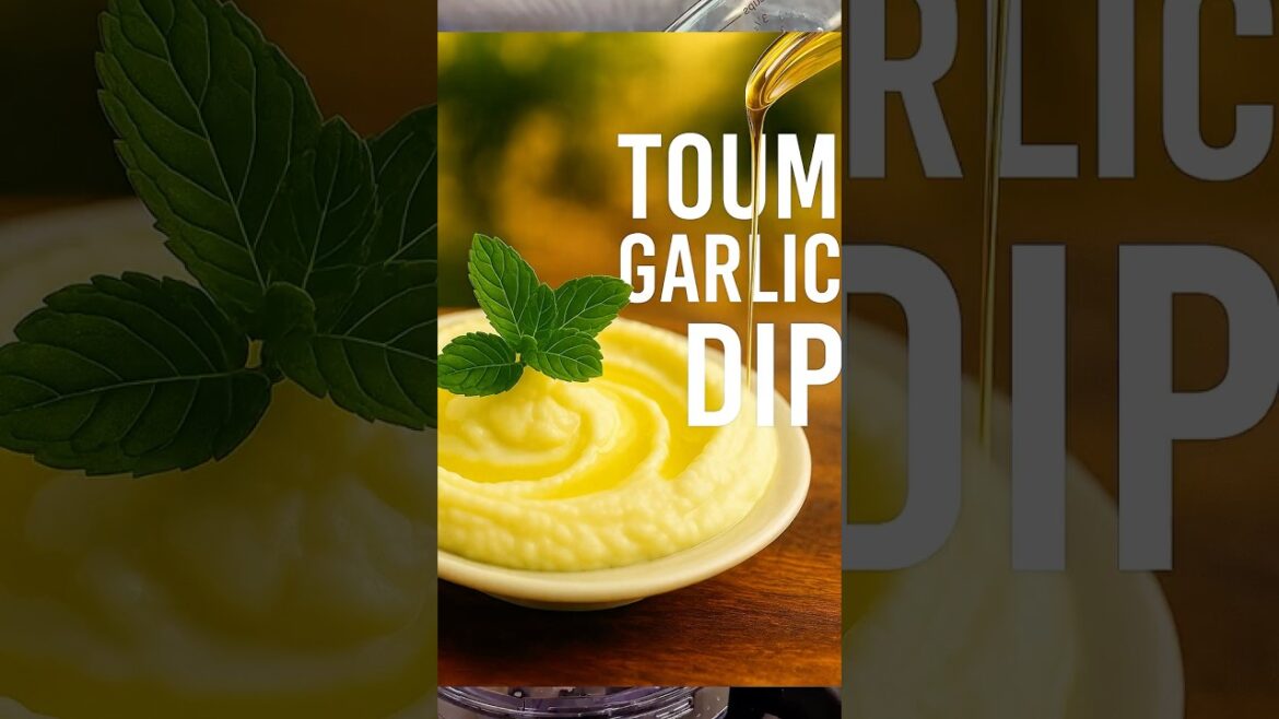 Authentic Lebanese Toum | Fluffy Garlic Dip No Eggs!