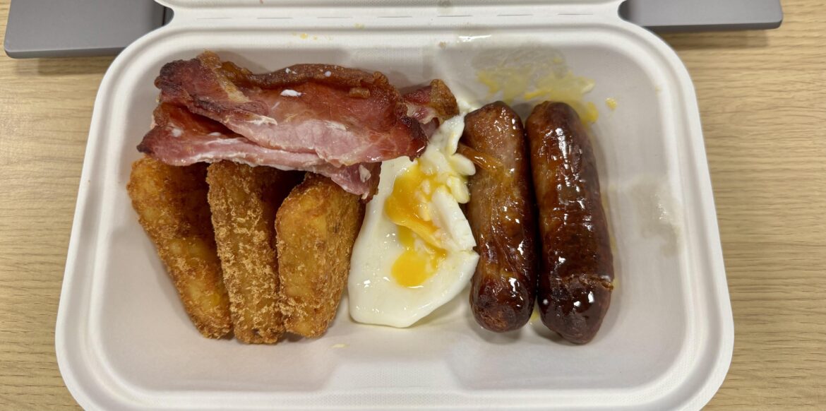 Work breakfast - £4.40.