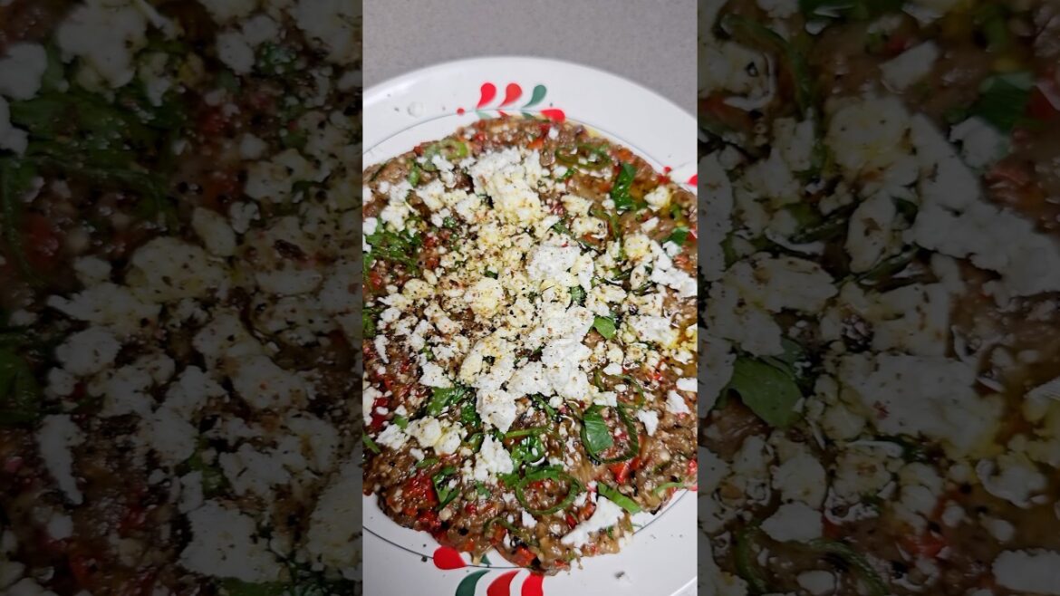 Smoky and creamy melitzanosalata #greece #icookgreek #food #cooking