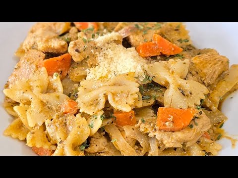Chicken pesto with farfalle pasta.#yolia #food #cooking #recipe #chickenrecipes #easyrecipe #pasta. Chicken pesto with farfalle pasta.#yolia #food #cooking #recipe #chickenrecipes #easyrecipe #pasta.