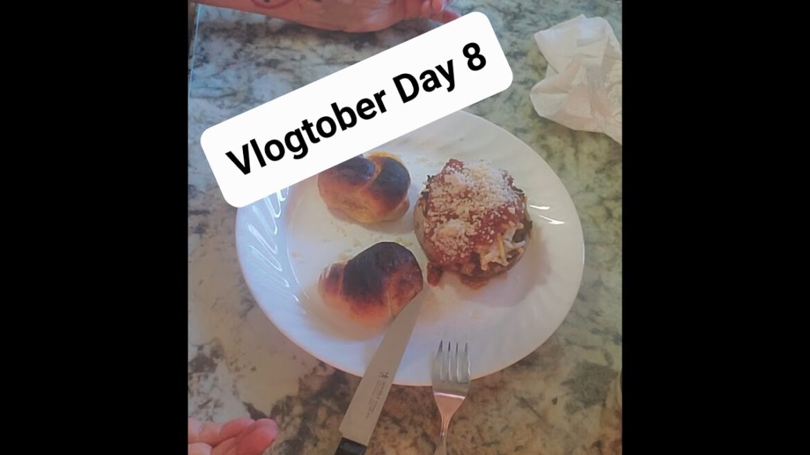 Vegan Stuffed Portobello Mushroom Dinner / Vlogtober 2025 / Day 8