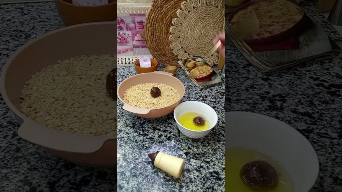 مشوك الشكولاطة وصفة بنيينة  المكونات  #food algeria #تقديماتي مع القهوه #حلى بارد سهل #cooking
