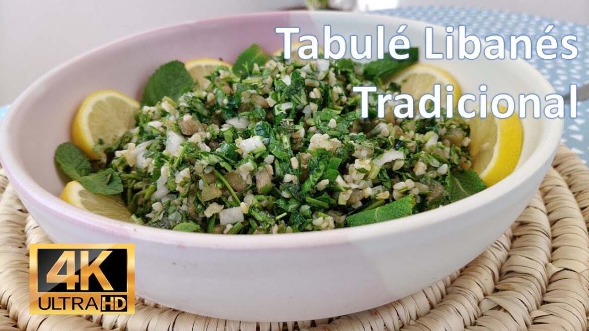 Ensalada Tabulé libanés, la receta tradicional