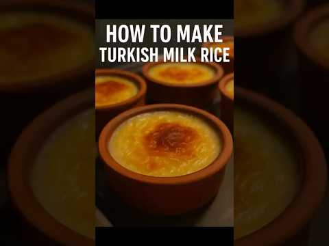 Make your Turkish Milk Rice Pudding Make your Turkish Milk Rice Pudding
