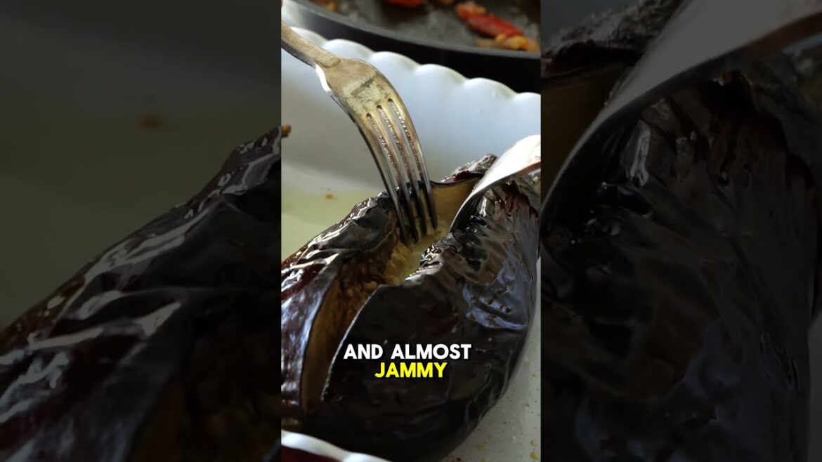 Clay-Baked Whole Eggplants Stuffed with Feta & Tomatoes | Greek Mediterranean Recipe from Athens Clay-Baked Whole Eggplants Stuffed with Feta & Tomatoes | Greek Mediterranean Recipe from Athens