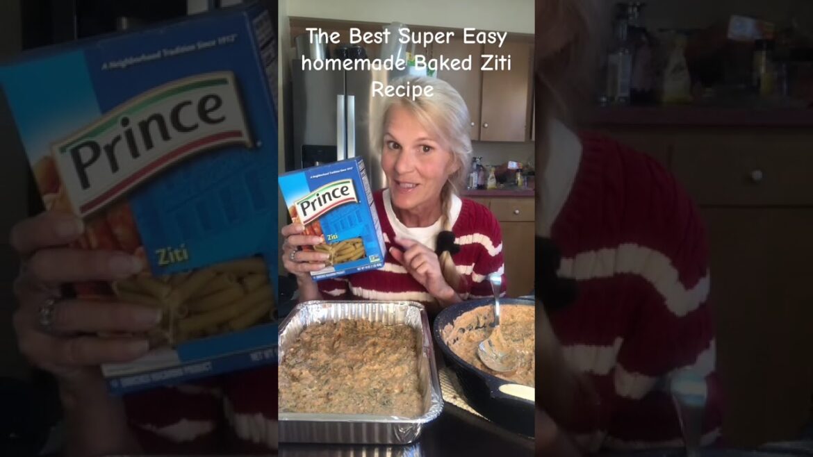 Super Easy Homemade Baked Ziti Recipe Super Easy Homemade Baked Ziti Recipe