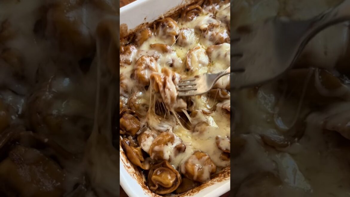 French onion tortellini #delicious #recipe #onepanrecipe