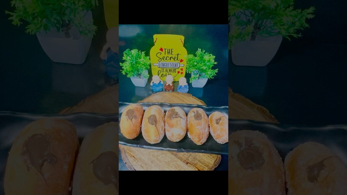 Trending chocolate bomboloni recipe #shortsfeed #ytshorts #shorts #recipe