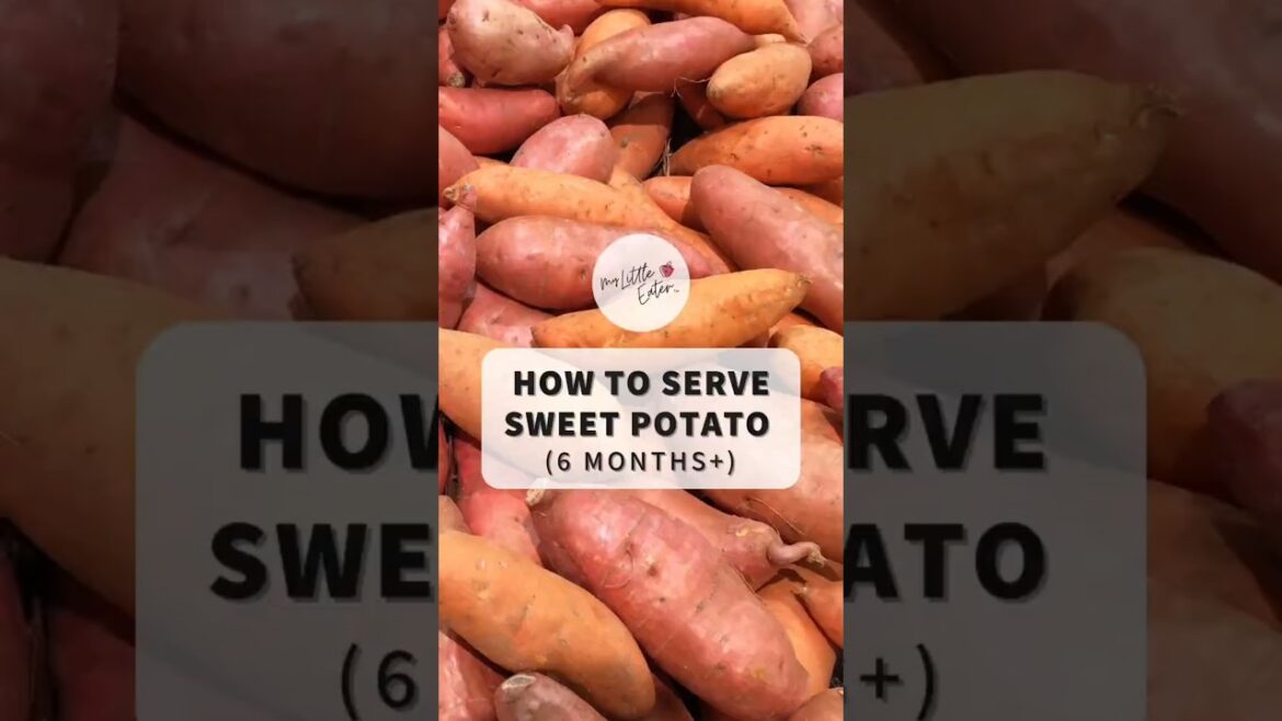 Baby’s First Sweet Potato (Cute & Easy Recipe )#babyfoodrecipes #babyfoodrecipe #babyfoodideas