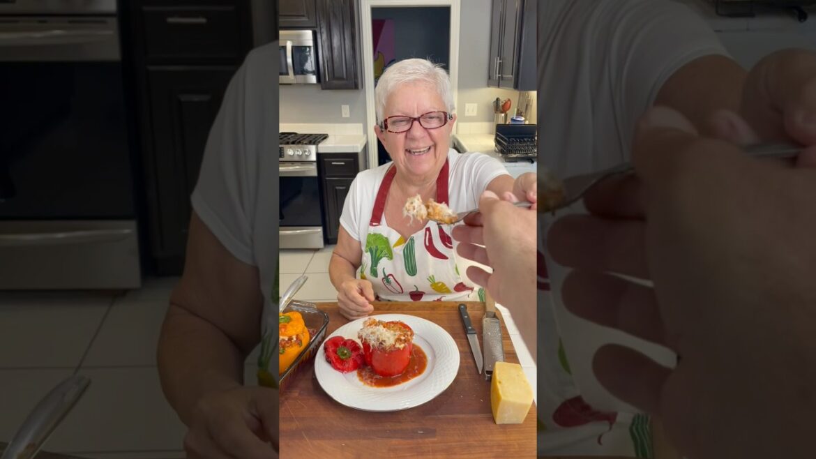 Stuffed peppers #stuffedpeppers #recipe #cooking #cook #food #pasta #italy #farmtotable #foodie